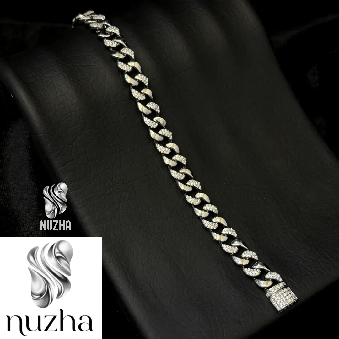 دستبندنقره زنانه کدdnz1023