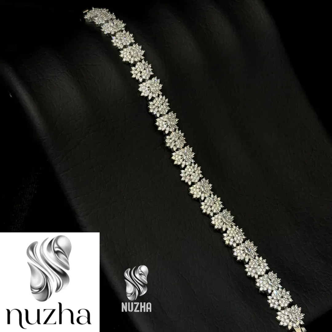 دستبندنقره زنانه کدdnz1024