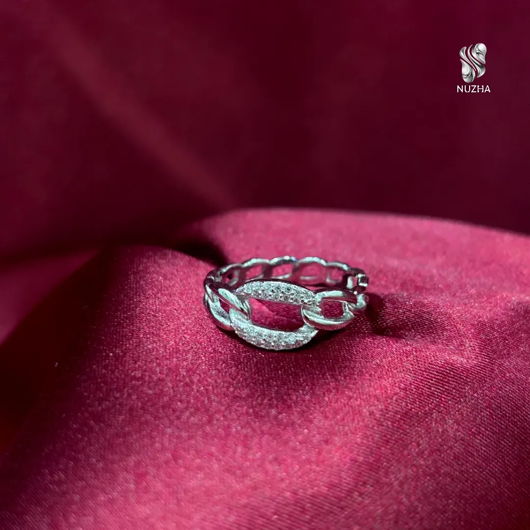 انگشترنقره زنانه عیار925کدanz1153