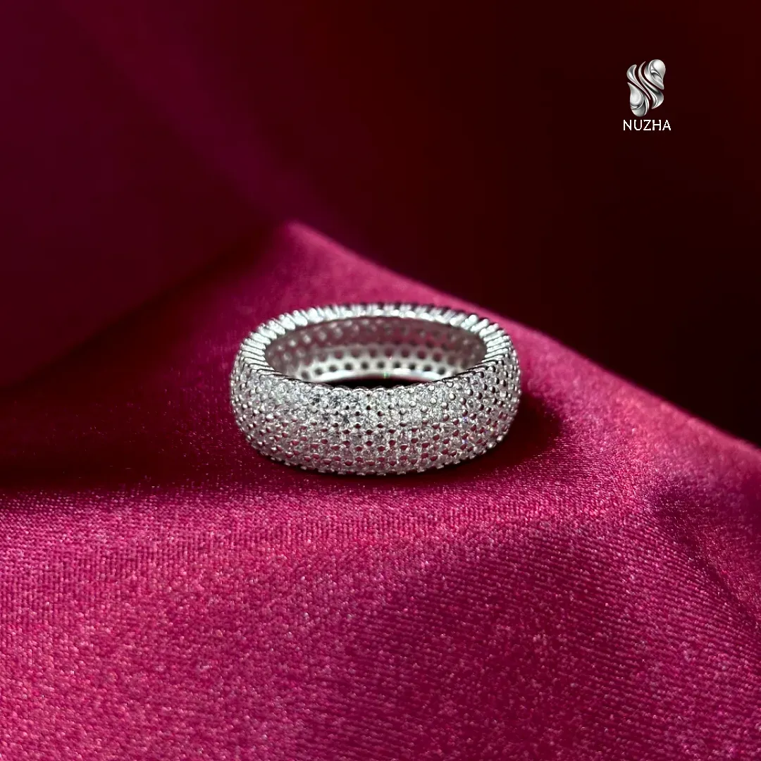 حلقه نقره زنانه کدanz1158