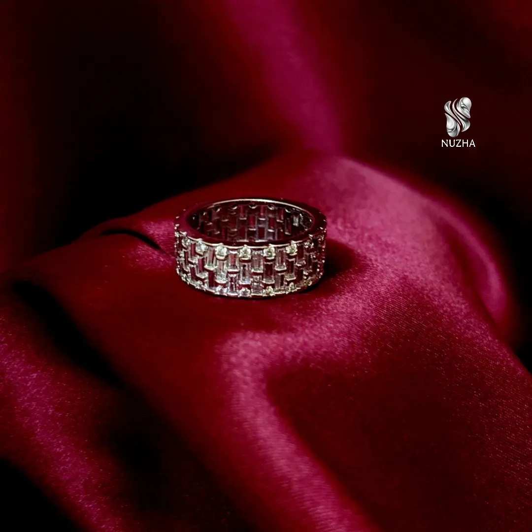 حلقه نقره زنانه کدanz1162