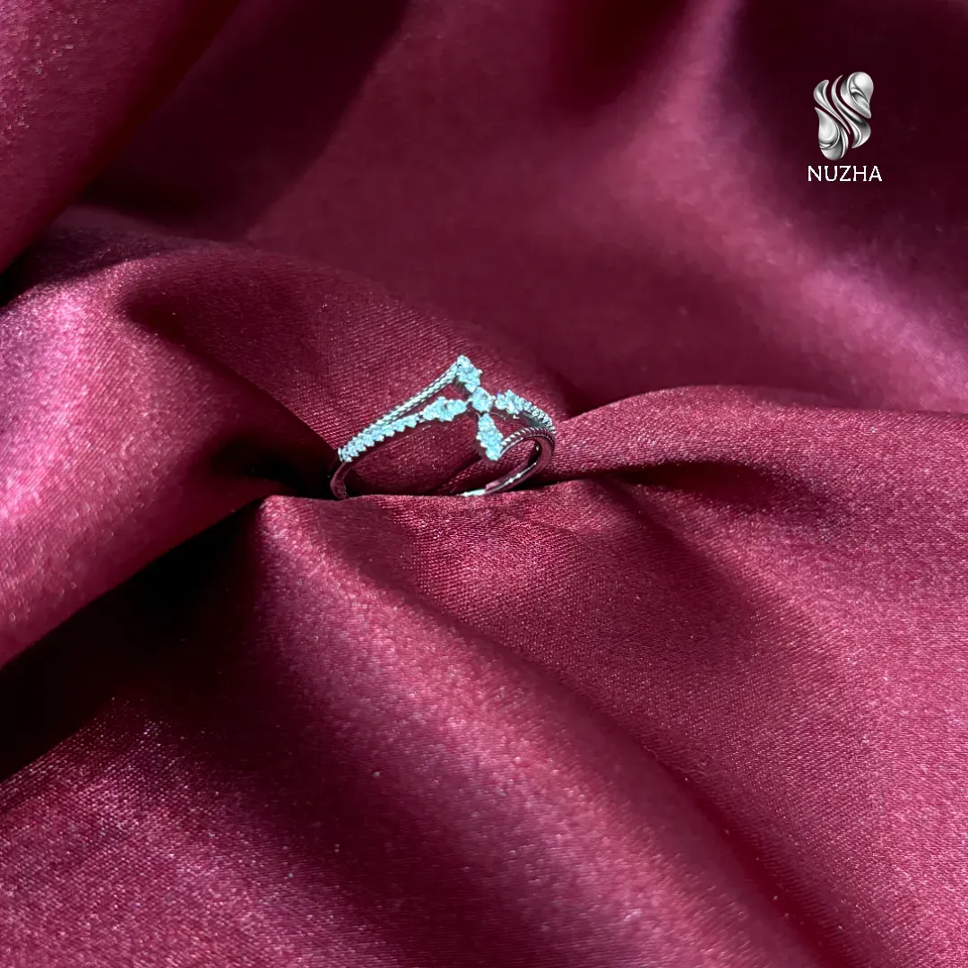 انگشترنقره زنانه کدanz1193