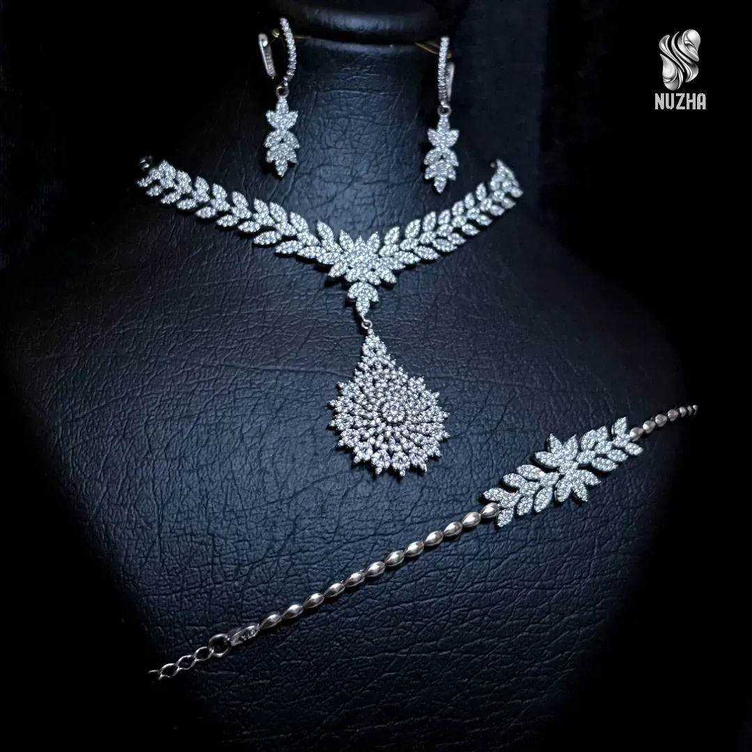 سرویس نقره زنانه کدsnz1054